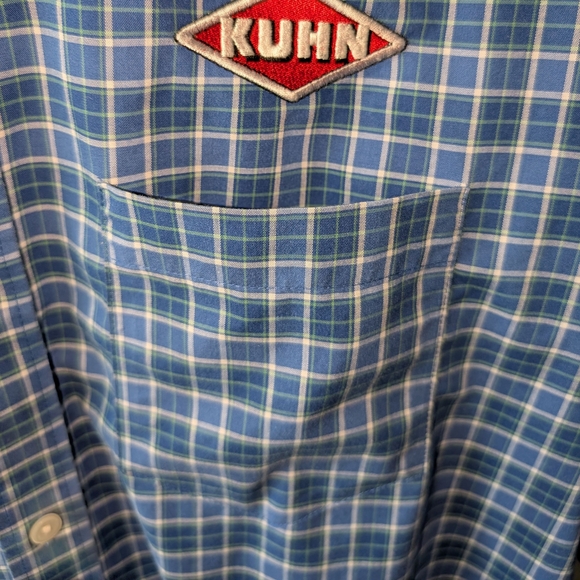 L.L BEAN MEN'S BLUE TRADITIONAL FIT BUTTON DOWN SHIRT SIZE L REG - Picture 5 of 7